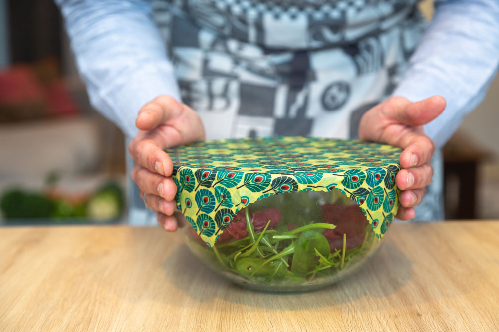 Bee Wrap - Emballage Alimentaire 100% Naturel, Fait Main, Lavable Et